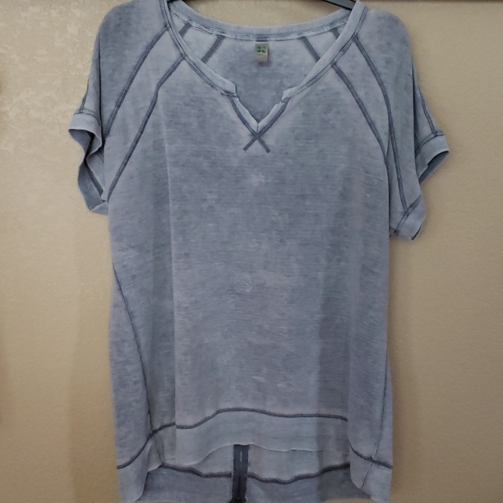Gray Casual Top